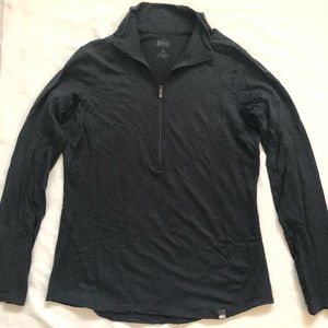 REI Merino Midweight Half Zip Base Layer Large